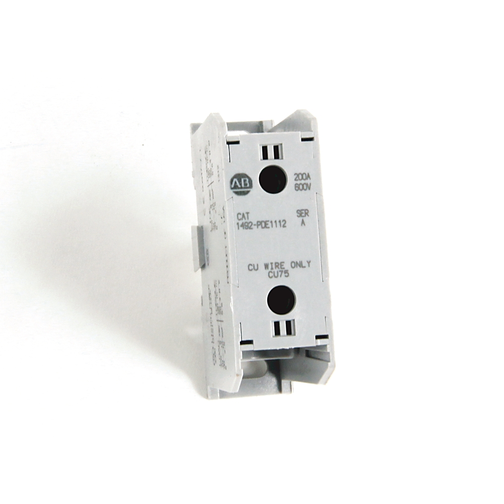 Allen Bradley Distribution Block, 1 Way, 200A, 600 V, White