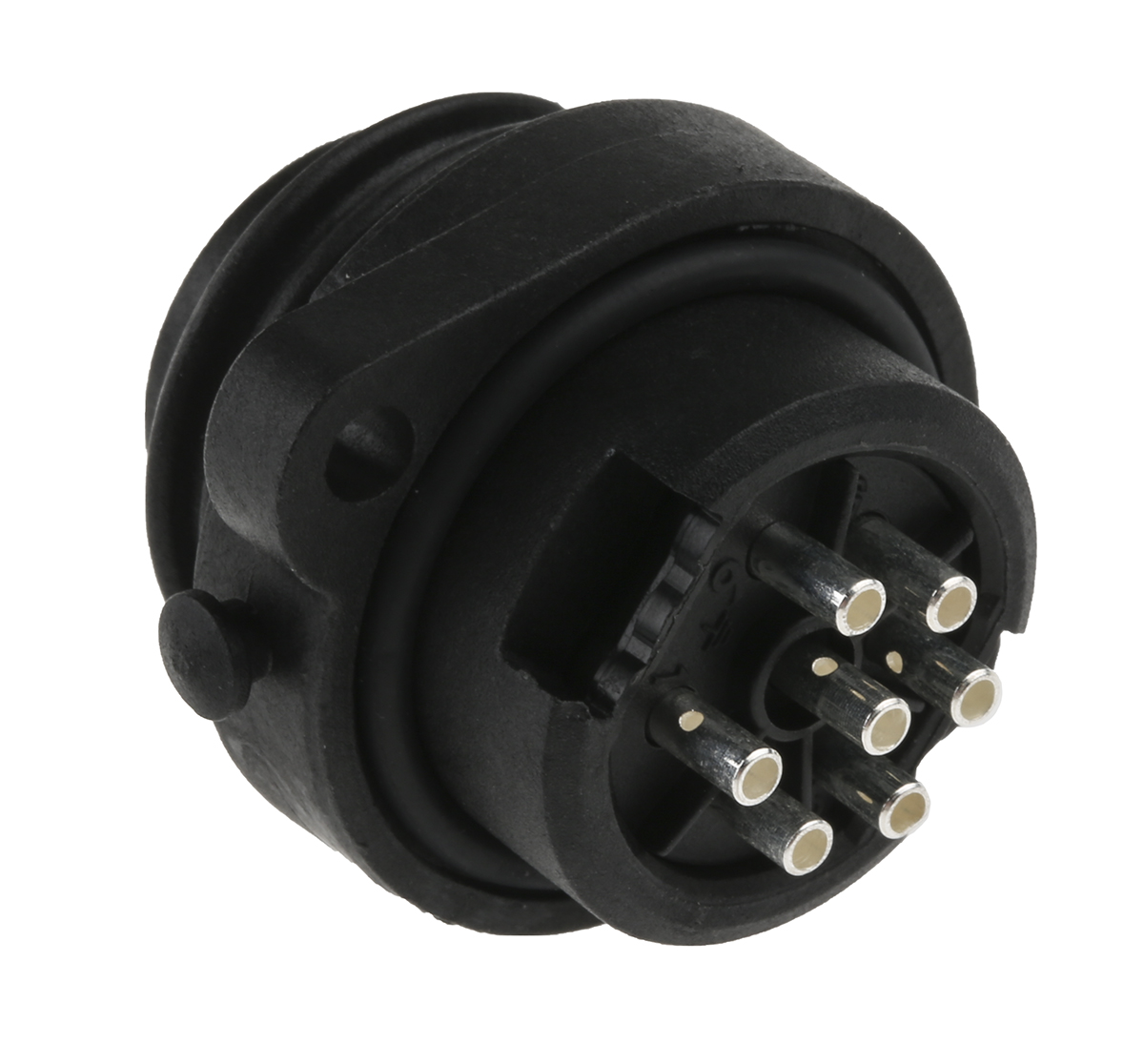 Amphenol Industrial Circular Connector, 6 Contacts, Panel, Standard Connector, Plug, Male, IP67, Ecomate M Series
