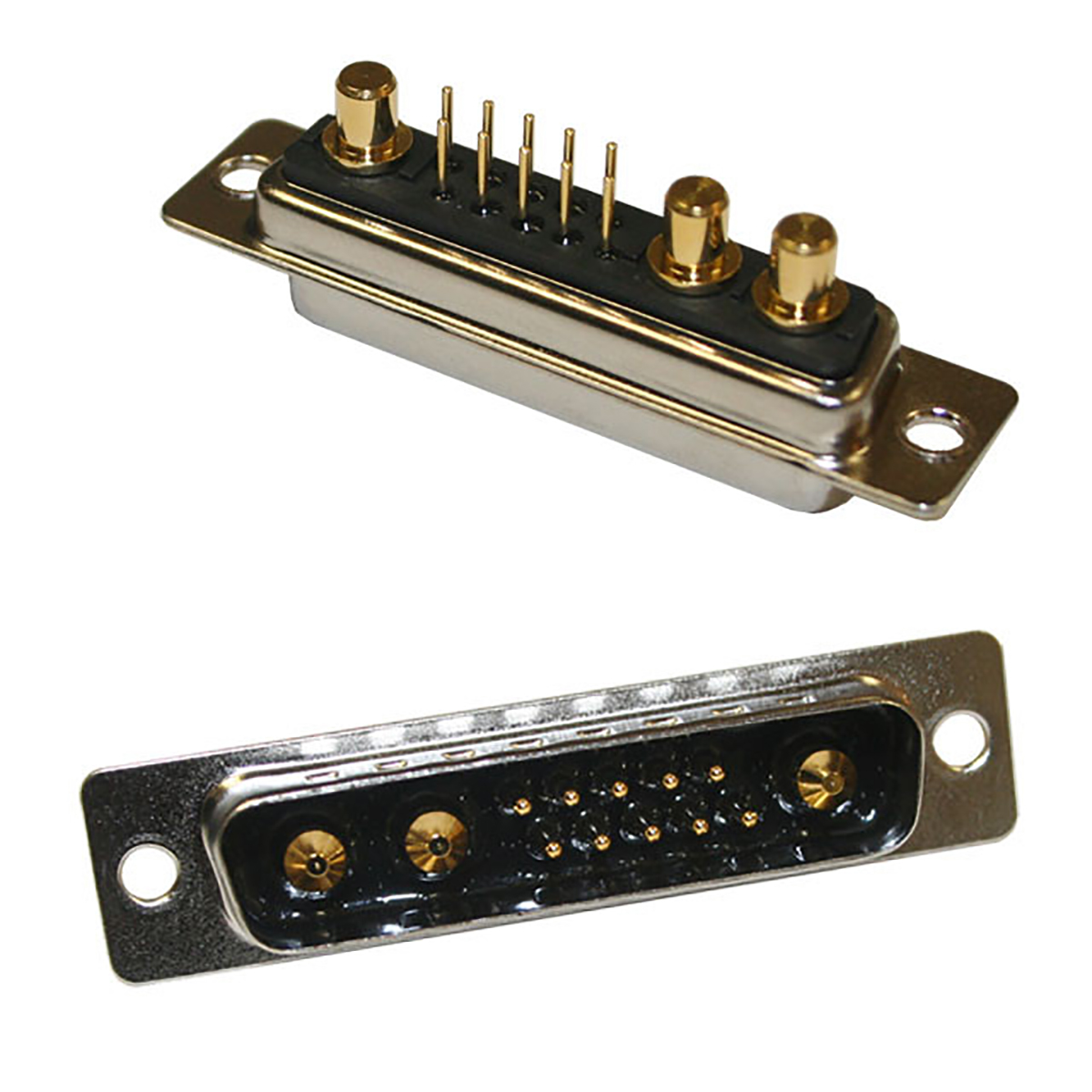 Norcomp 7 Way Through Hole D-sub Connector Plug