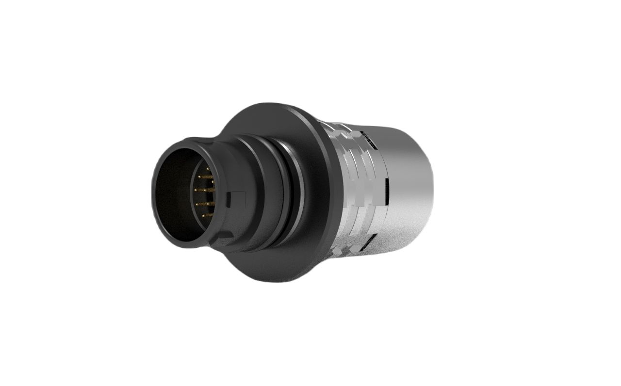 Amphenol NEXUS Technologies Connector, 9 Contacts, Cable, Plug, Male, IP68, IP69K, RANGER Series