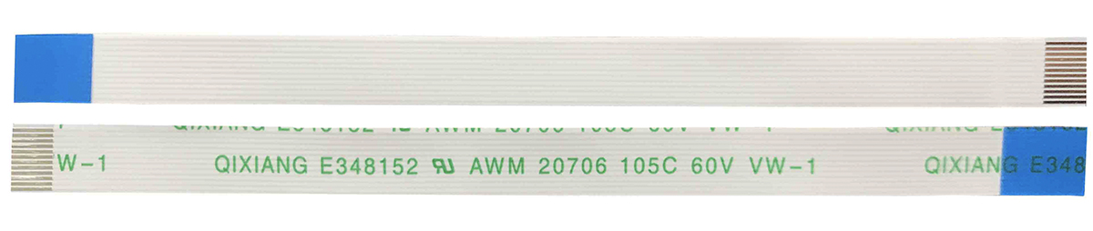 RS PRO FFC Ribbon Cable, 12-Way, 0.5mm Pitch, 100mm Length