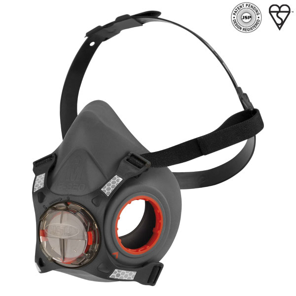 JSP Force 8 Series Half-Type Respirator Mask, Size Medium