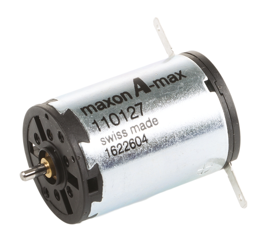Maxon Brushed DC Motor, 5 W, 36 V dc, 6.15 mNm, 9800 rpm, 2mm Shaft Diameter