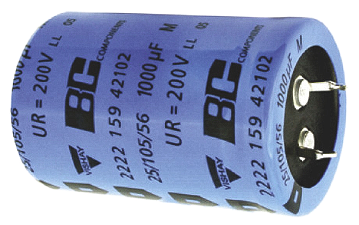 Vishay 470μF Aluminium Electrolytic Capacitor 500V dc, Snap-In - MAL215959471E3