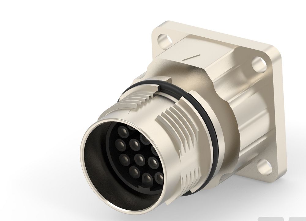 TE Connectivity Circular Connector, 17 Contacts, Panel, Standard Connector, Plug, Male, IP67, Speedtec 617 Series