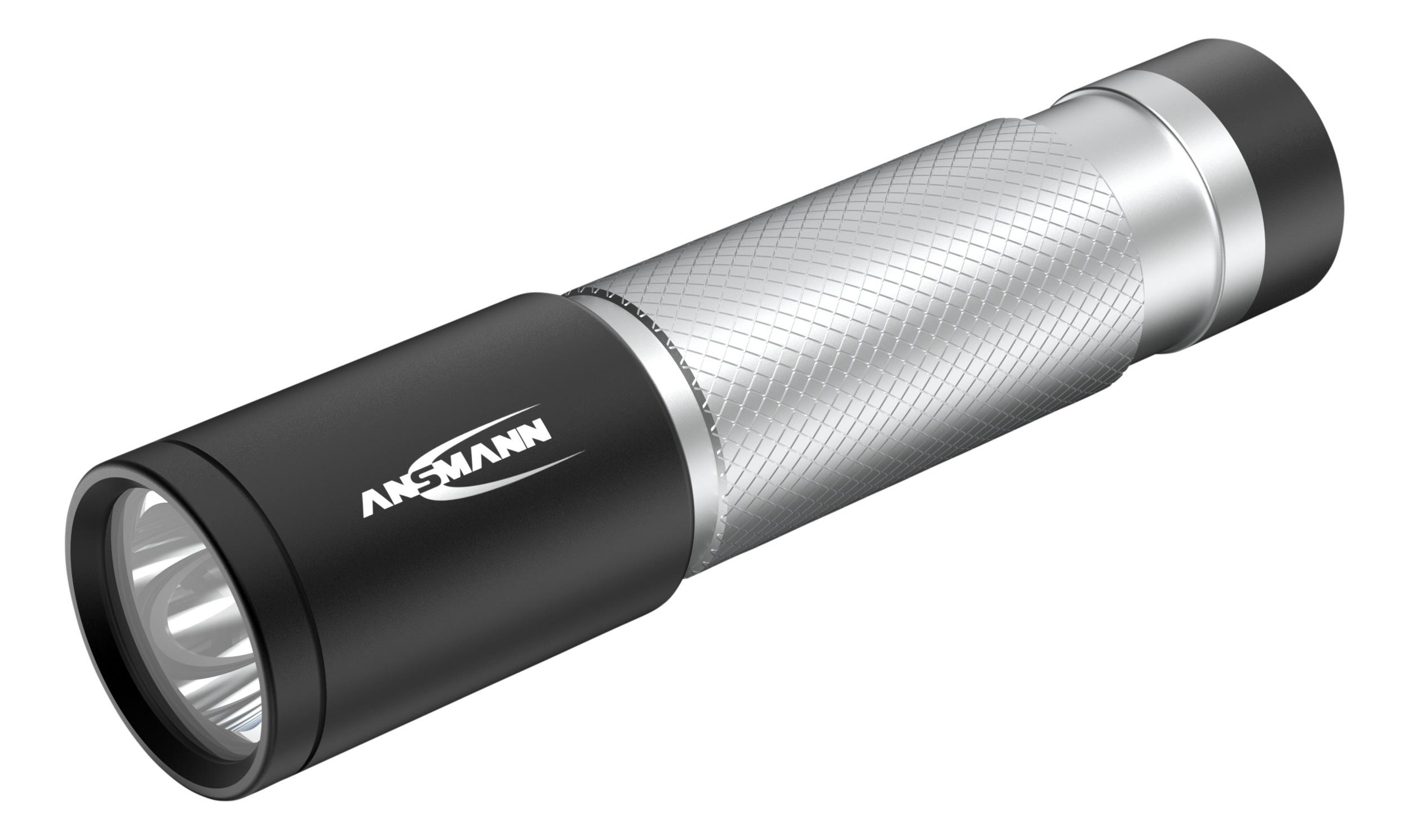 Ansmann LED LED Torch Black/Silver 70 lm, 92 mm
