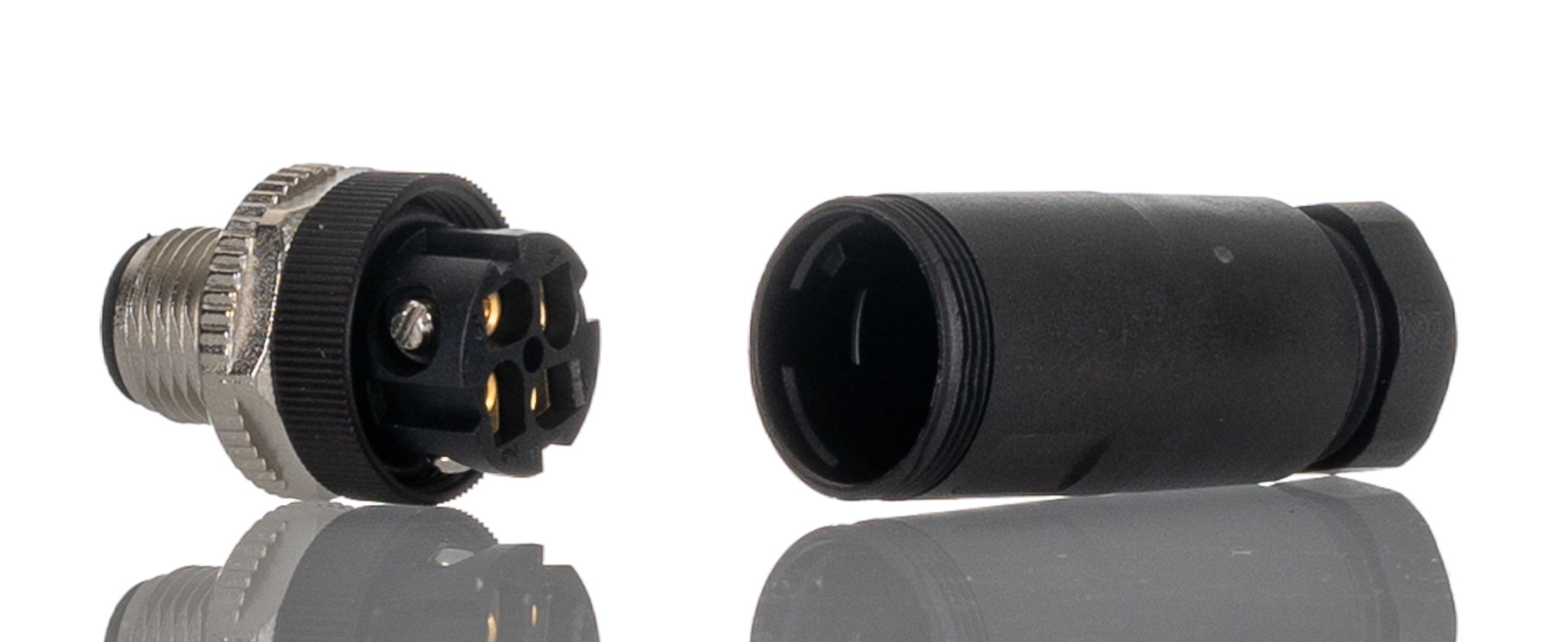 Turck Circular Connector, 4 Contacts, Cable, Socket, Male, IP67, BS Series