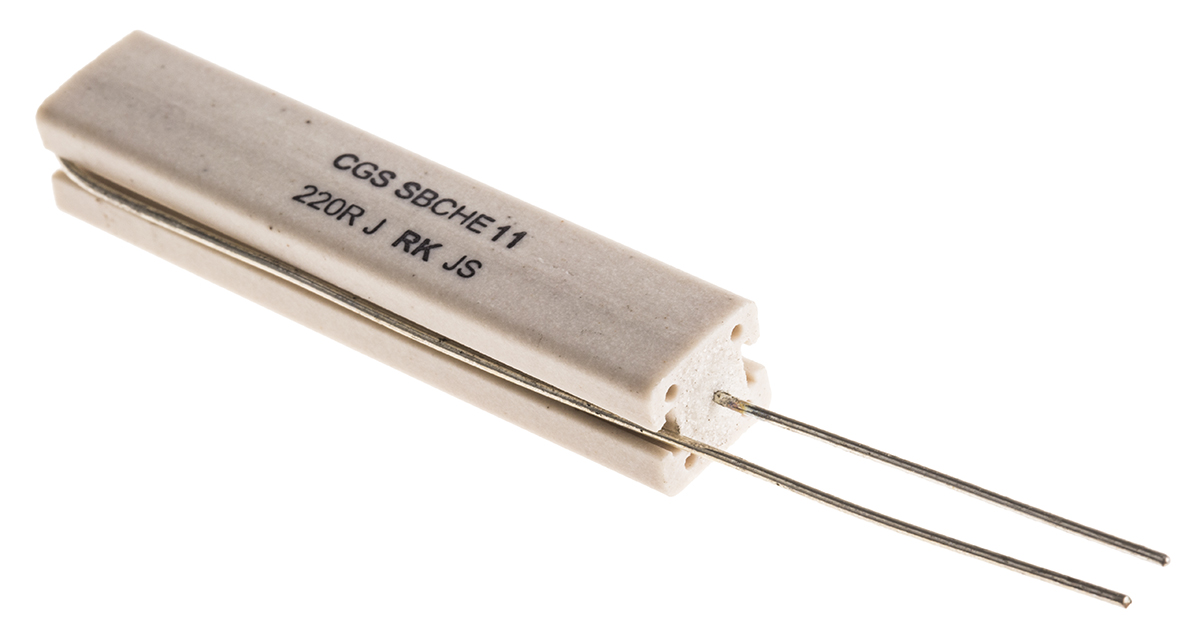 TE Connectivity 220Ω Wire Wound Resistor 11W ±5% SBCHE11220RJ