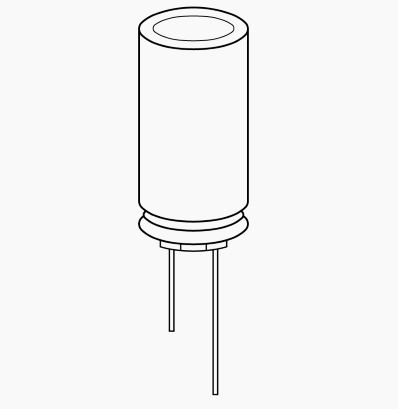 EPCOS 6.8μF Aluminium Electrolytic Capacitor 450V dc, Radial, Through Hole - B43890A5685M000