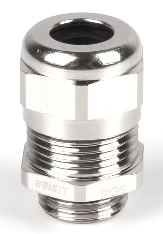 RS PRO Metallic Nickel Plated Brass Cable Gland, M16 Thread, 4mm min., 8mm max., IP68