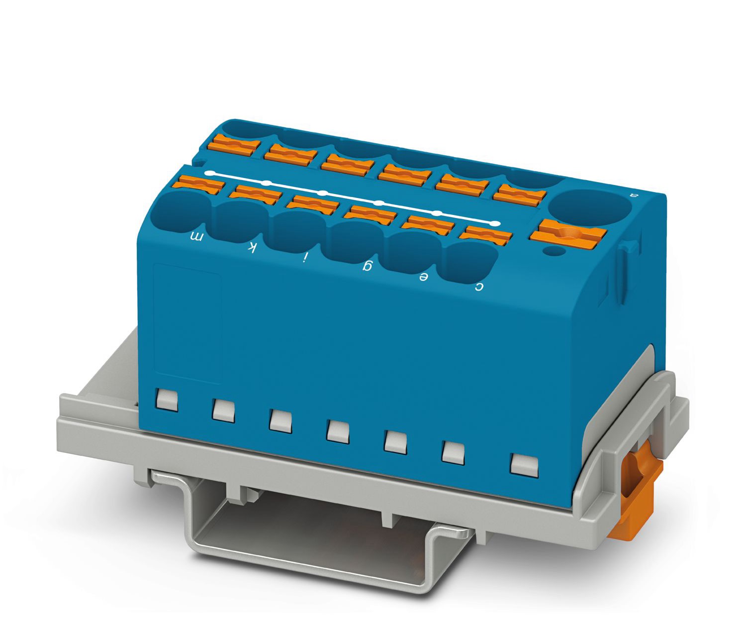 Phoenix Contact Distribution Block, 13 Way, 6mm², 24A, 800 V, Blue