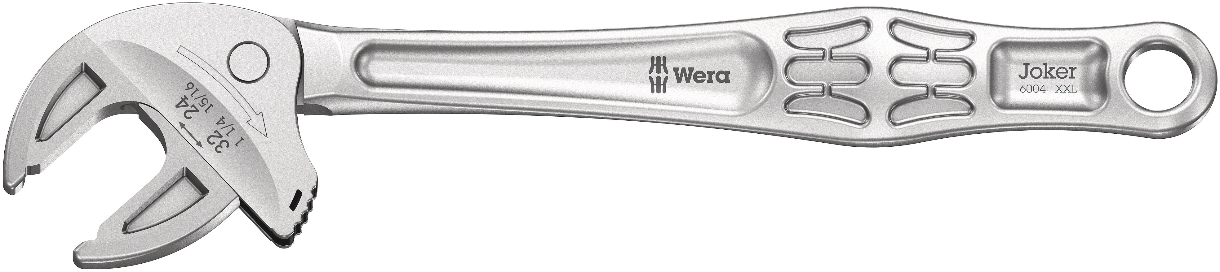 Wera Adjustable Spanner, 322 mm Overall, 32mm Jaw Capacity, Ergonomic Handle