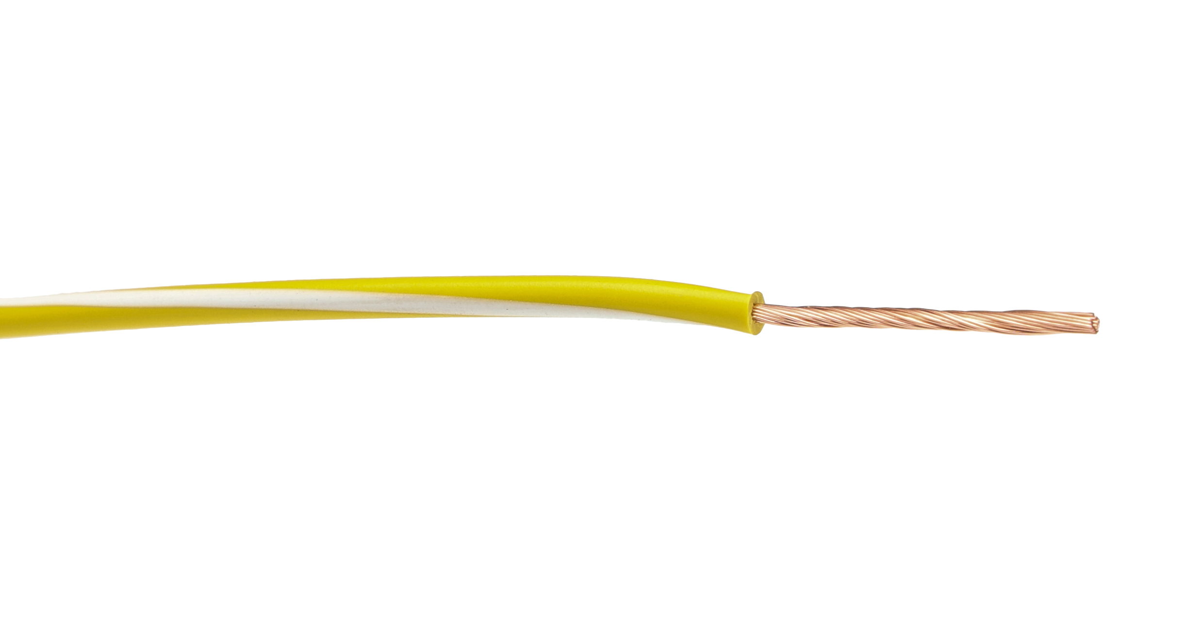 Lapp X05V-K Series White/Yellow 0.75 mm² Hook Up Wire, 18, 250m, 4512322S