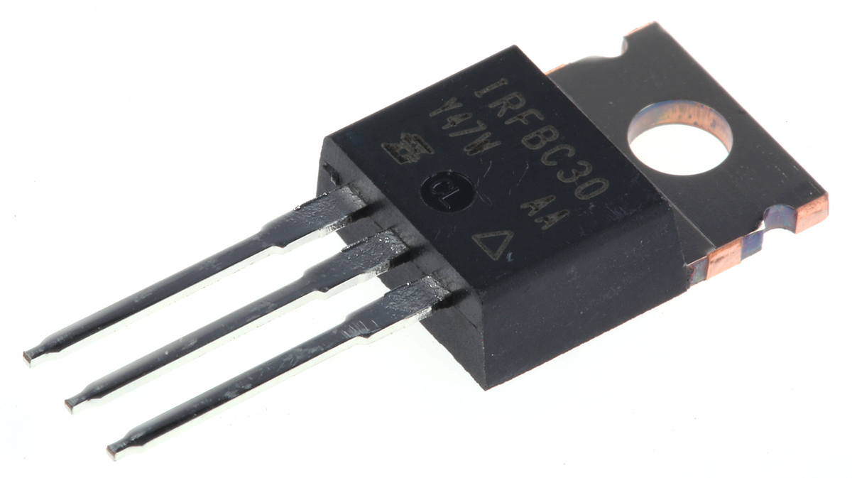 Vishay IRFBC30 Type N-Channel MOSFET, 3.6 A, 600 V Enhancement, 3-Pin TO-220 IRFBC30PBF