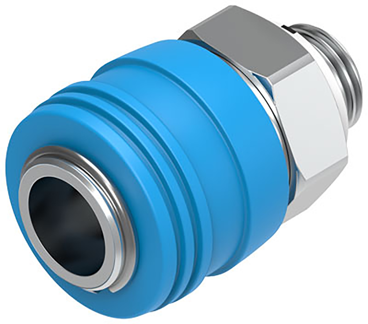 Festo Brass Male Pneumatic Quick Connect Coupling, G 1/4 Male 8mm G 1/4