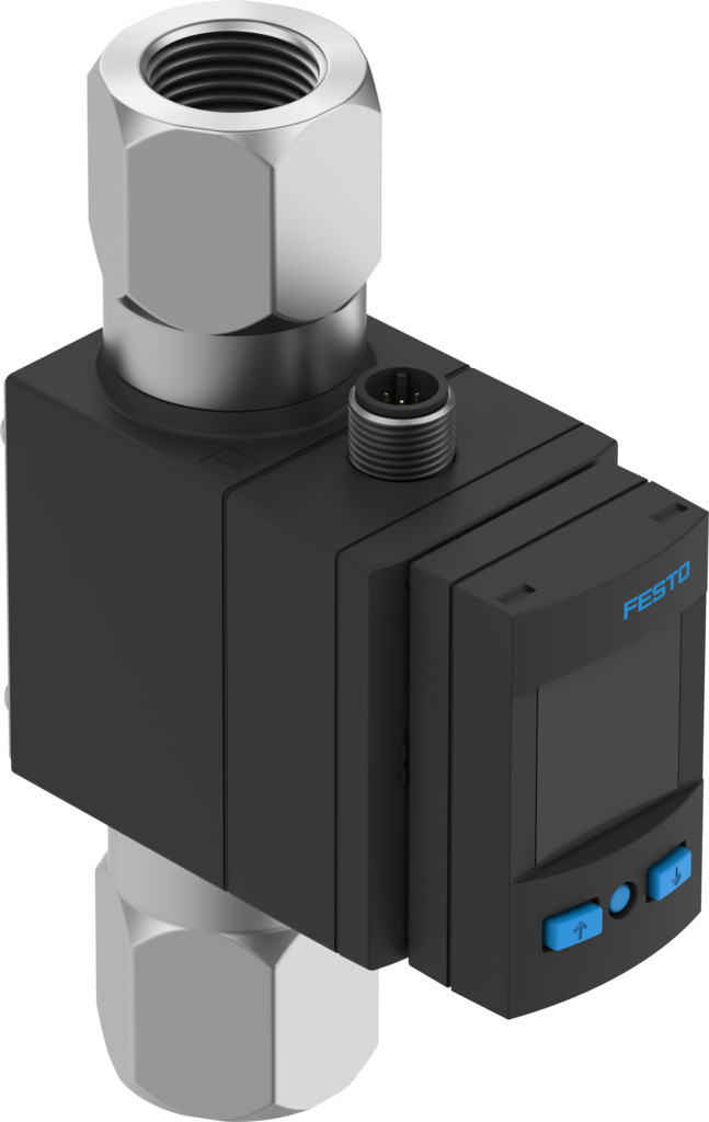 Festo SFAW Series Flow Sensor for Fluid, Liquid, 5 l/min Min, 100 L/min Max