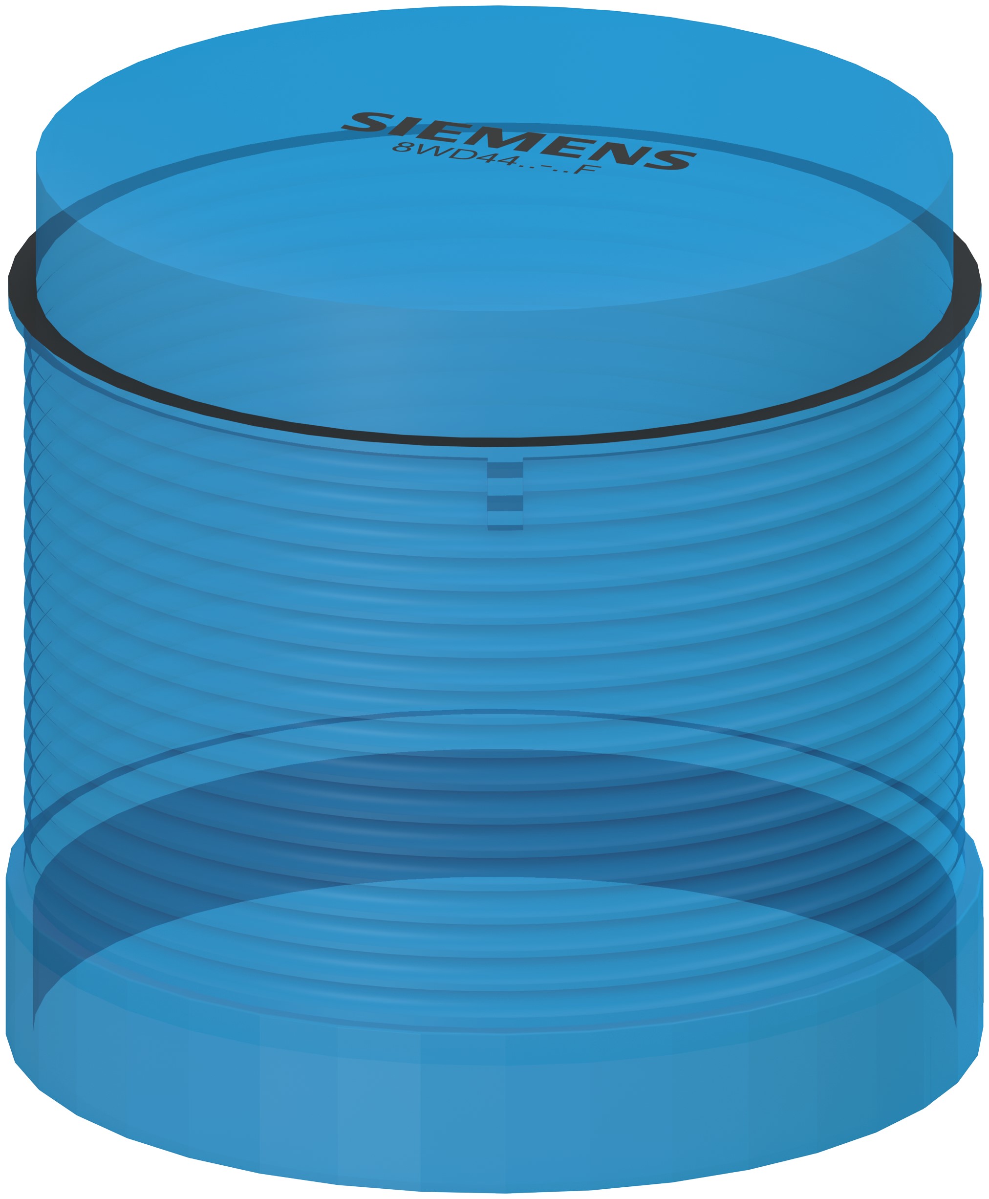 Siemens 8WD44 Series Blue Flashing Light Element, 12 → 230 V ac/dc, LED Bulb, IP65