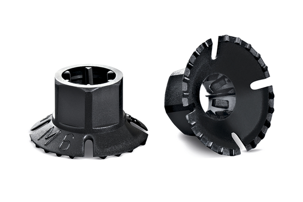 HellermannTyton Black Cable Tie Mount