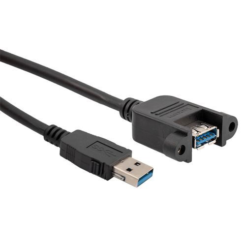 L-Com USB 3.0, Male USB to Female USB, 1m