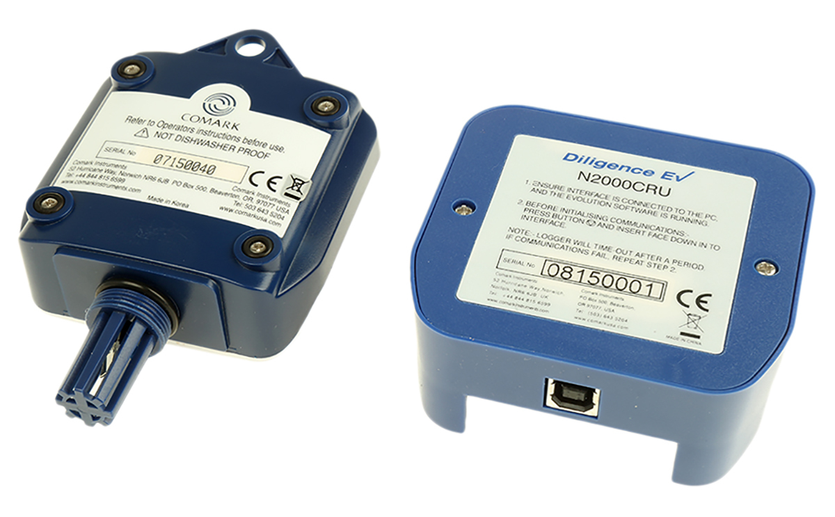 Comark N2013 STARTER KIT Temperature & Humidity Data Logger, Infrared, 2 Input Channel(s)