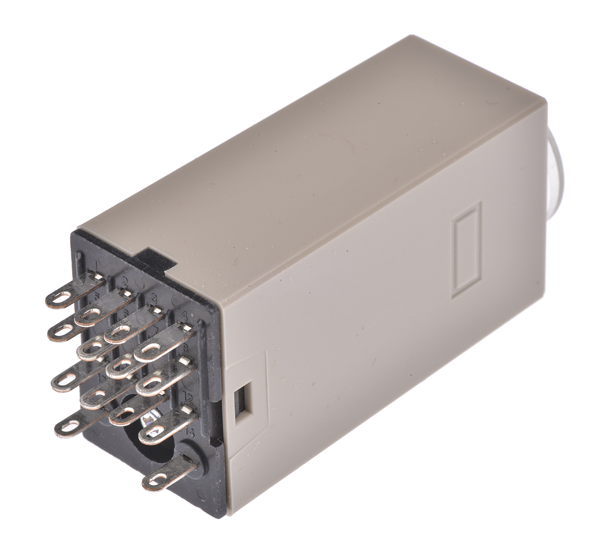 Omron H3Y-4 Series DIN Rail, Surface Mount Timer Relay, 200 → 230V ac, 4-Contact, 1 → 30min, 1-Function,