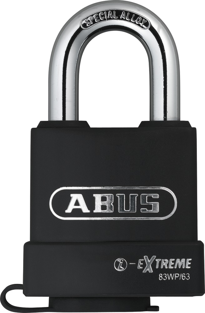 ABUS Key Weatherproof Steel Padlock, 11.5mm Shackle