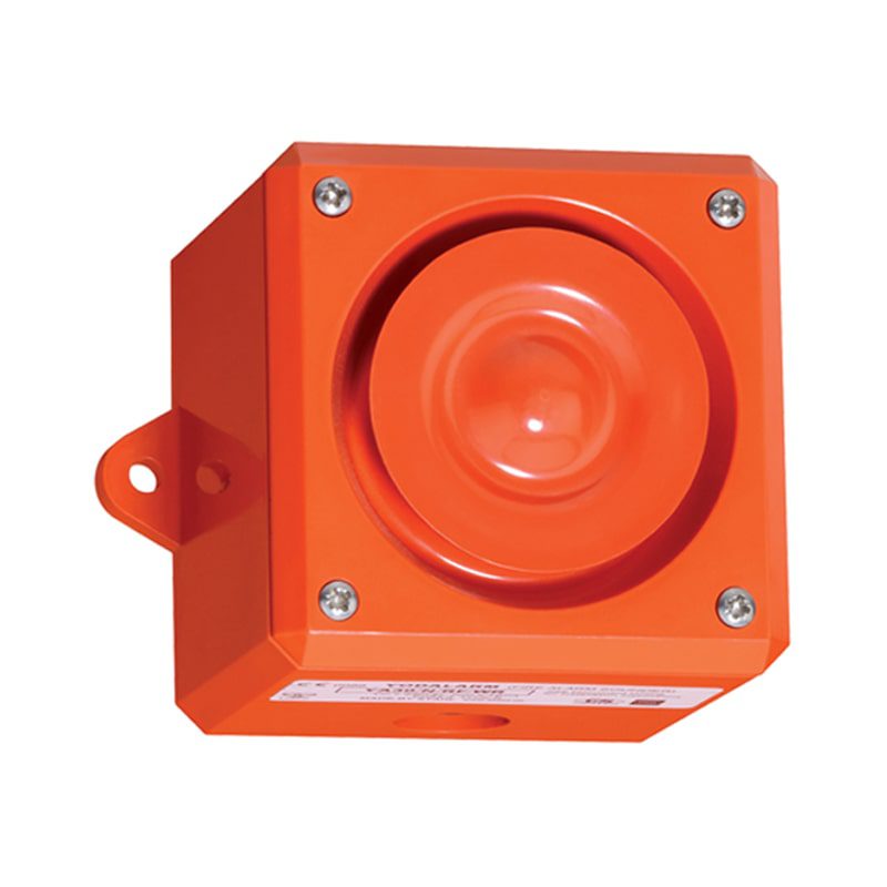 Clifford & Snell YA30 Series Wall Mount Electronic Sounder, 24 V, 100dB at 1 m, IP66, DC, 32-Tone