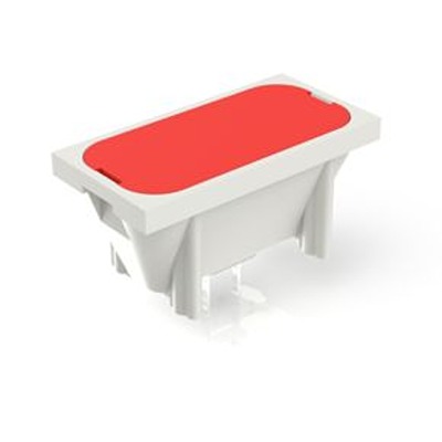RAFI Red Tactile Switch 30mA 9.5mm Fixed