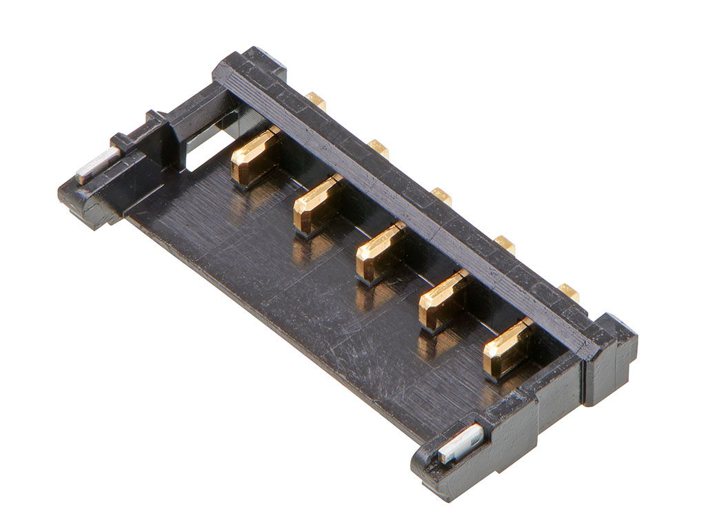 Molex 208294 Series Vertical Surface PCB Header, 5 Contact(s), 1.8 mm Pitch, 1 Row, Unshrouded