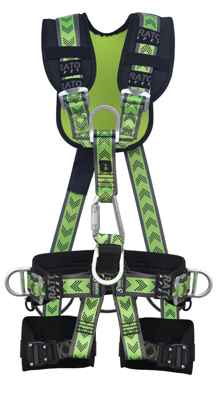 KRATOS SAFETY FA1020602A Front Attachment Safety Harness, 140kg Max, L/XL/XXL