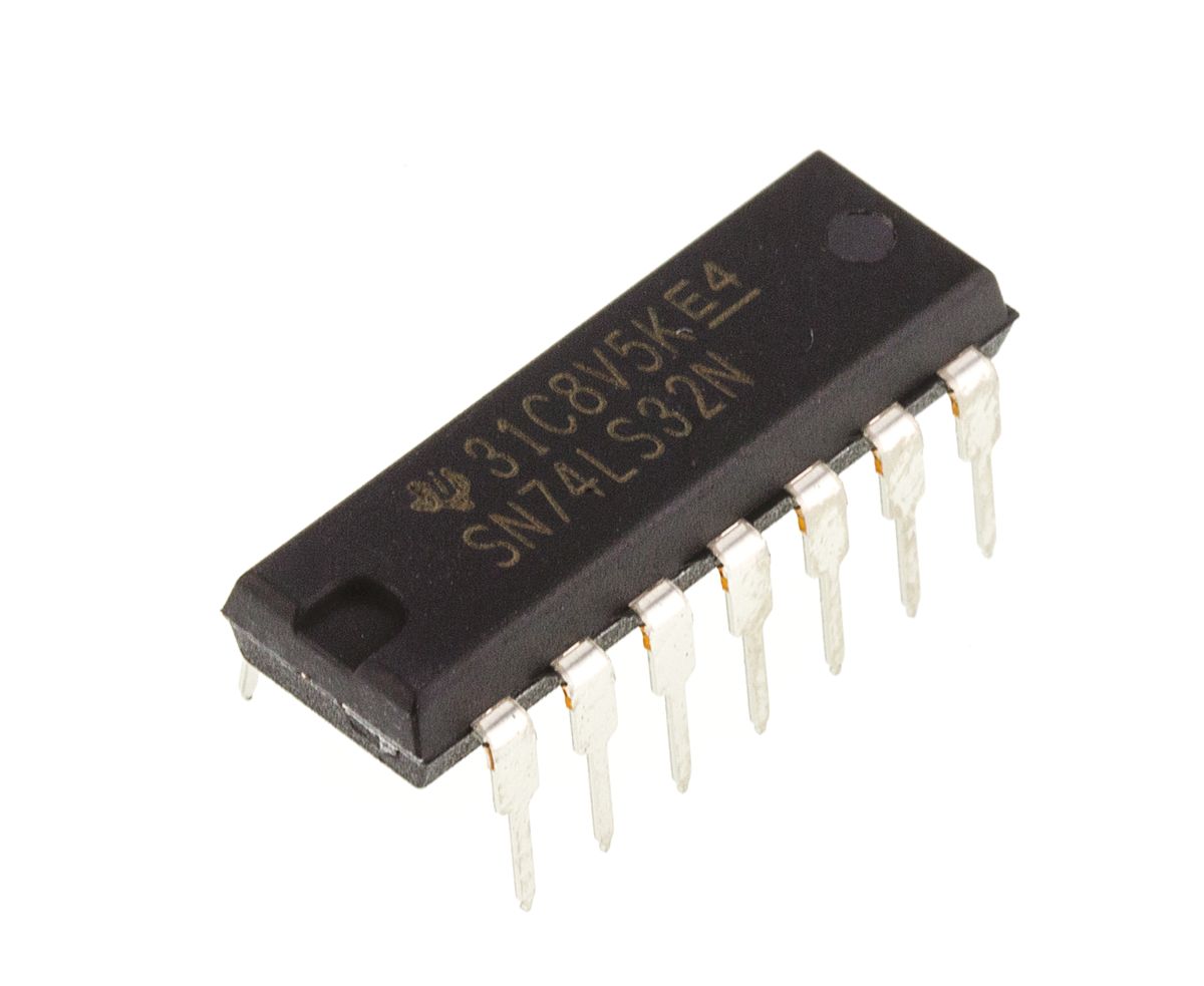 Texas Instruments SN74LS32N, Quad 2-Input OR Logic Gate, 14-Pin PDIP