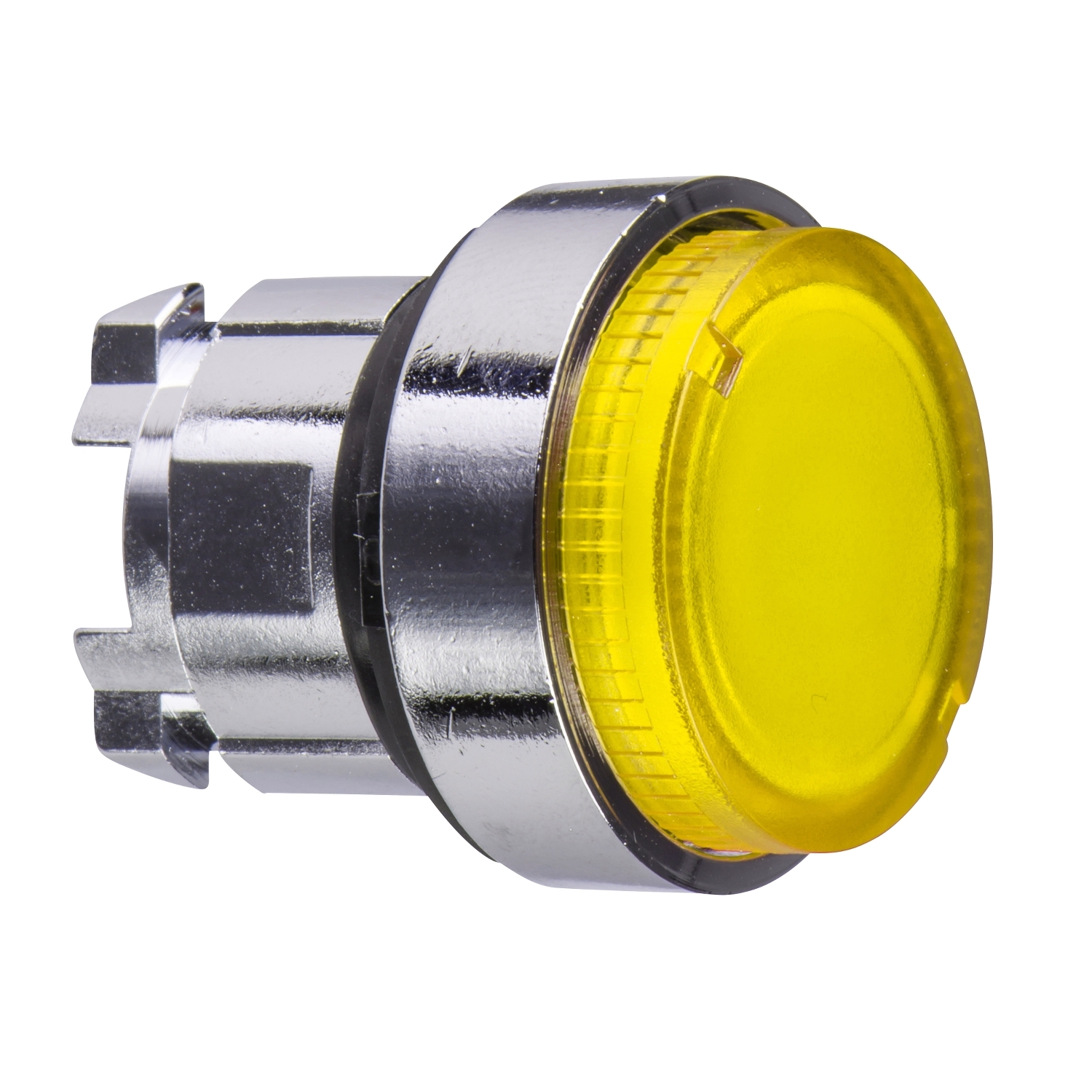 Schneider Electric Harmony XB4 Series Yellow Illuminated Spring Return Push Button Head, 22mm Cutout, IP66, IP69