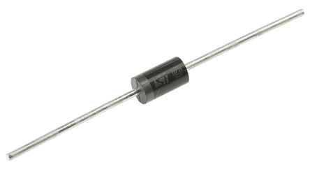 STMicroelectronics 600 V 5 A Diode Switching 2-Pin DO-201AD STTH5L06RL
