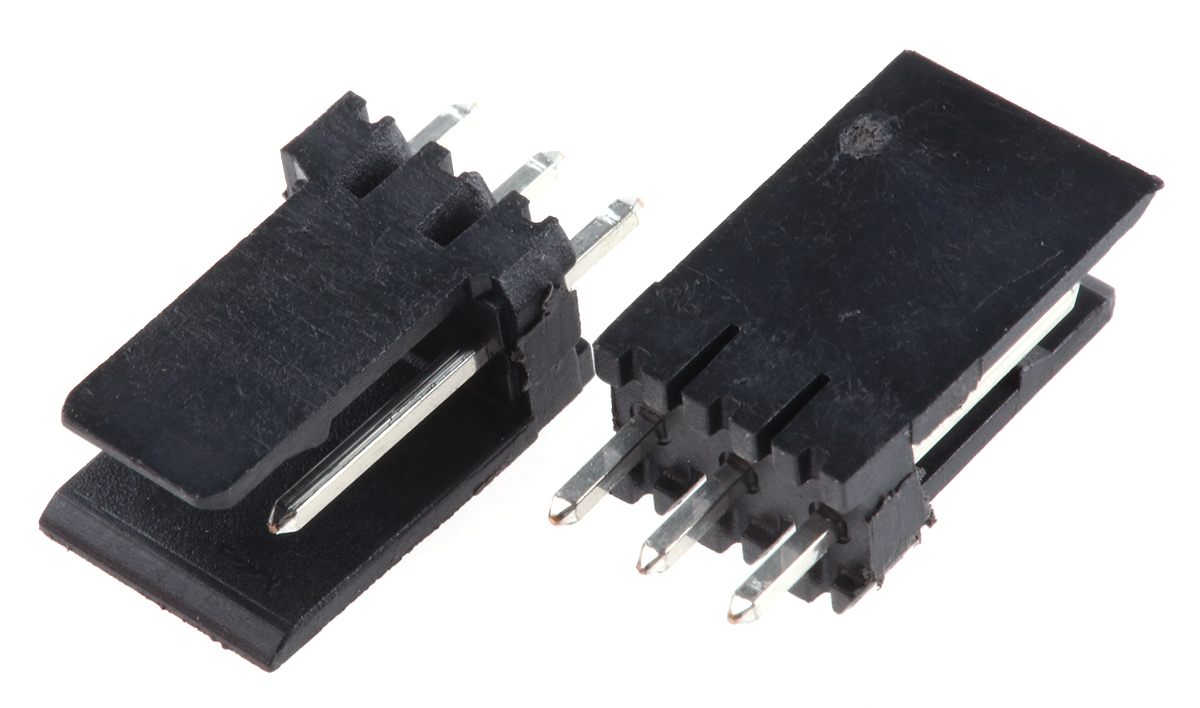 Wurth Elektronik 475 Series PCB Header, 3 Contact(s), 2.54 mm Pitch, 1 Row, Shrouded