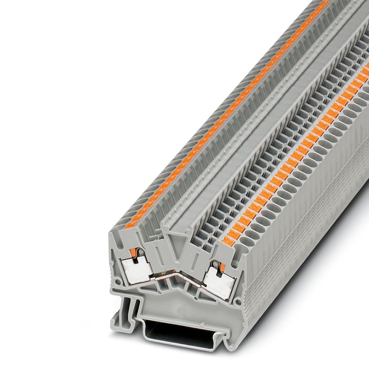 Phoenix Contact 3211799 PTS 2.5 Series Grey, 0.14 → 4mm², Single-Level, Push In Termination