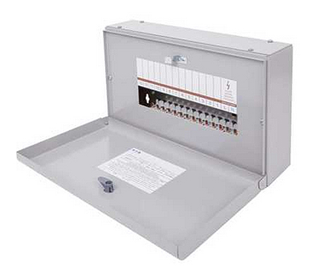 Eaton 1 Phase Distribution Board, 10 Way, 125 A