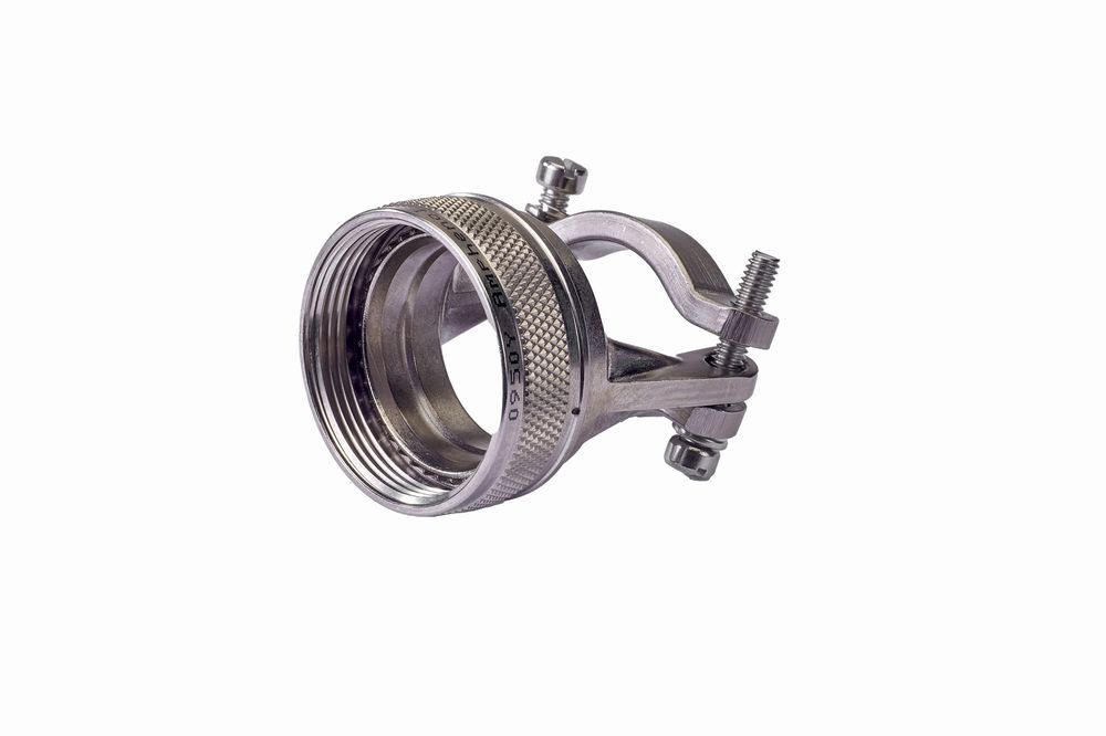 Amphenol Limited Silver Strain Relief Clamp, Shell Size 24 for use with AS50151 Series AS34001 Crimp, MIL-DTL-26482