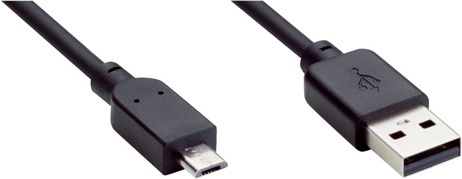 SICK Male 4 way Micro-B Straight to Male 4 way USB Type A Connector Cable, 5 m