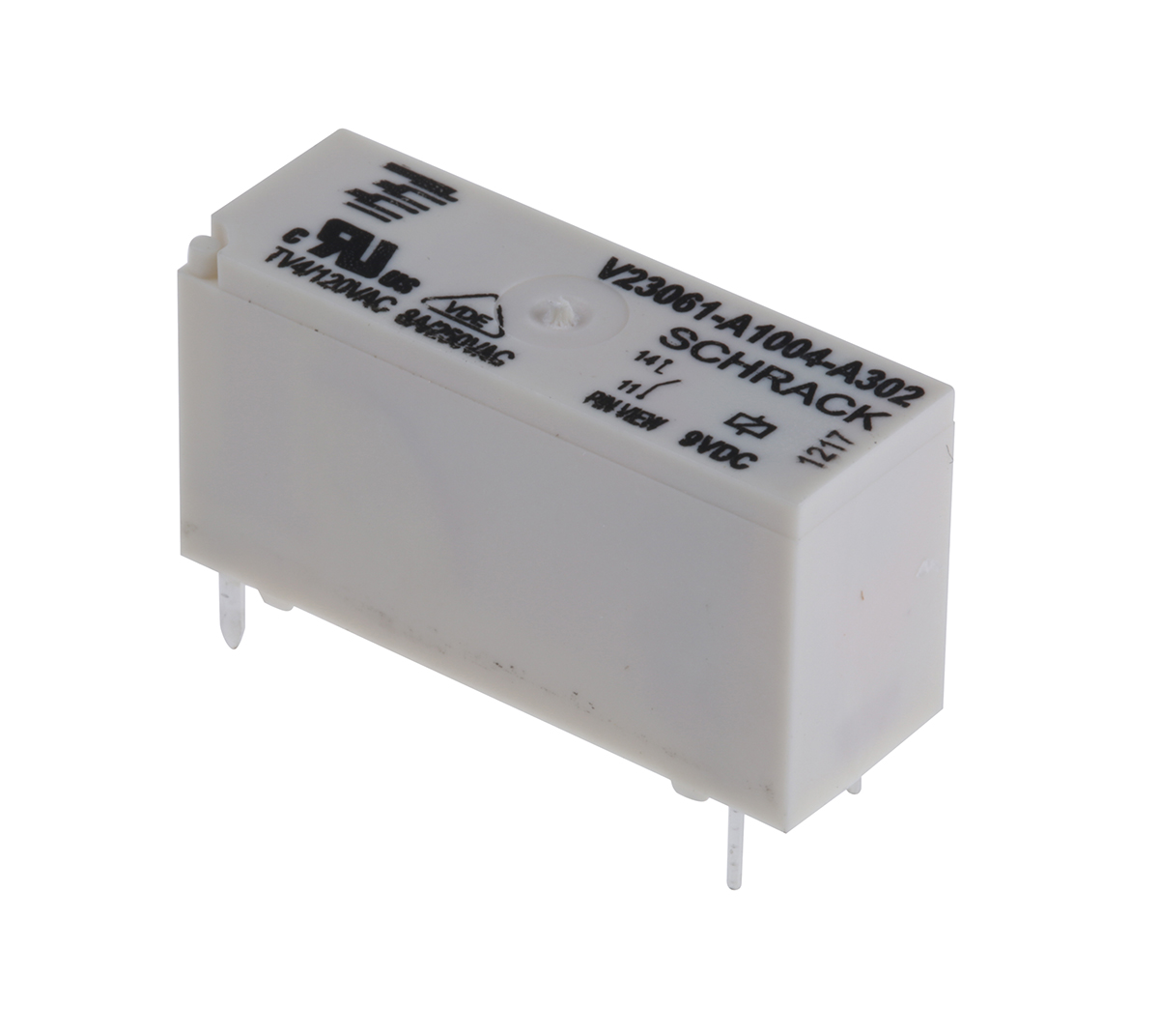 TE Connectivity PCB Mount Power Relay, 9V dc Coil, 8A Switching Current, SPST