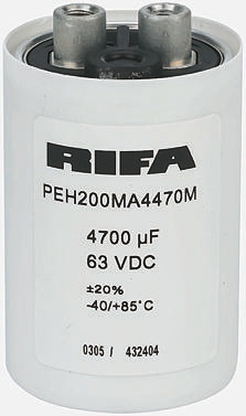 KEMET 220μF Aluminium Electrolytic Capacitor 450V dc, Screw Terminal - PEH200YC3220MU2