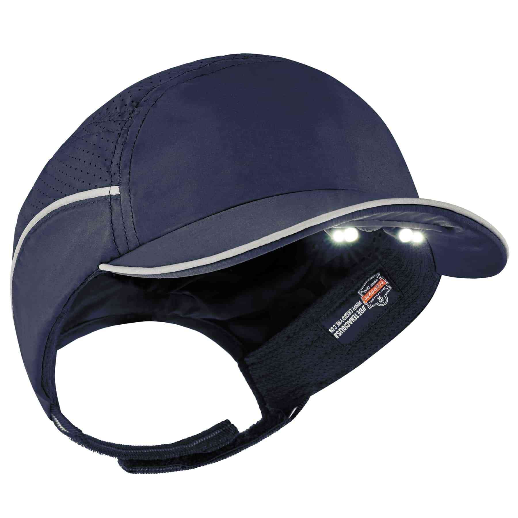 Ergodyne Navy Standard Peak Bump Cap, Foam Protective Material