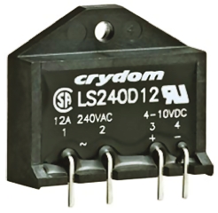 Sensata Crydom Solid State Relay, 12 A Load, PCB Mount, 280 V rms Load, 10 V dc Control
