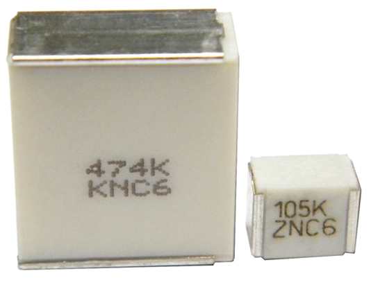 KEMET F161 Polyester Film Capacitor, 30 V ac, 50 V dc, ±10%, 1μF, Surface Mount