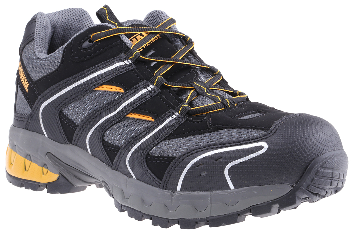 DeWALT Cutter Men's Black Composite Toe Capped Safety Trainers, UK 8, EU 42