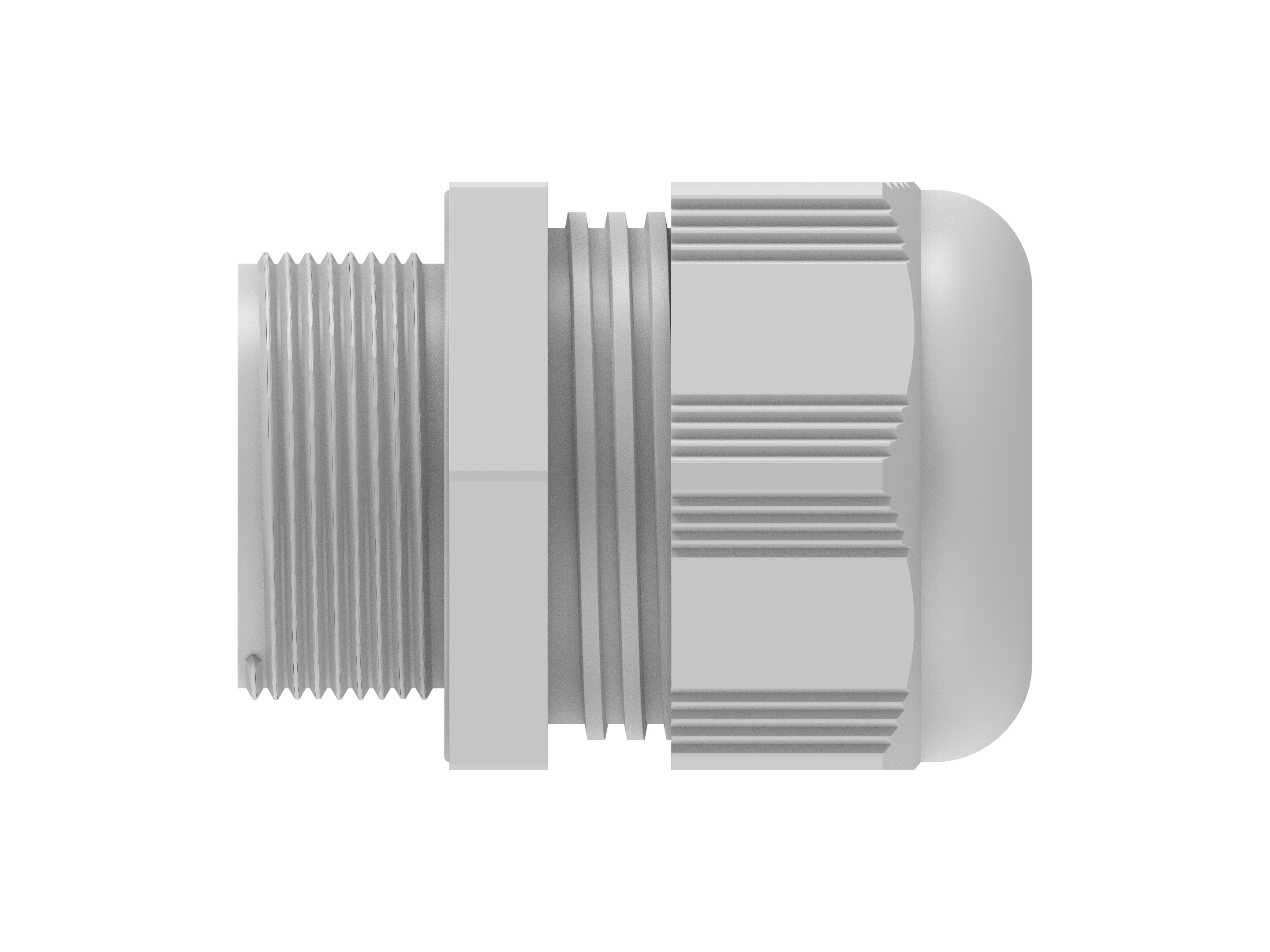 Entrelec 1SNG Series Light Grey PA 6 Cable Gland, M32 Thread, 18mm min., 25mm max., IP66, IP68