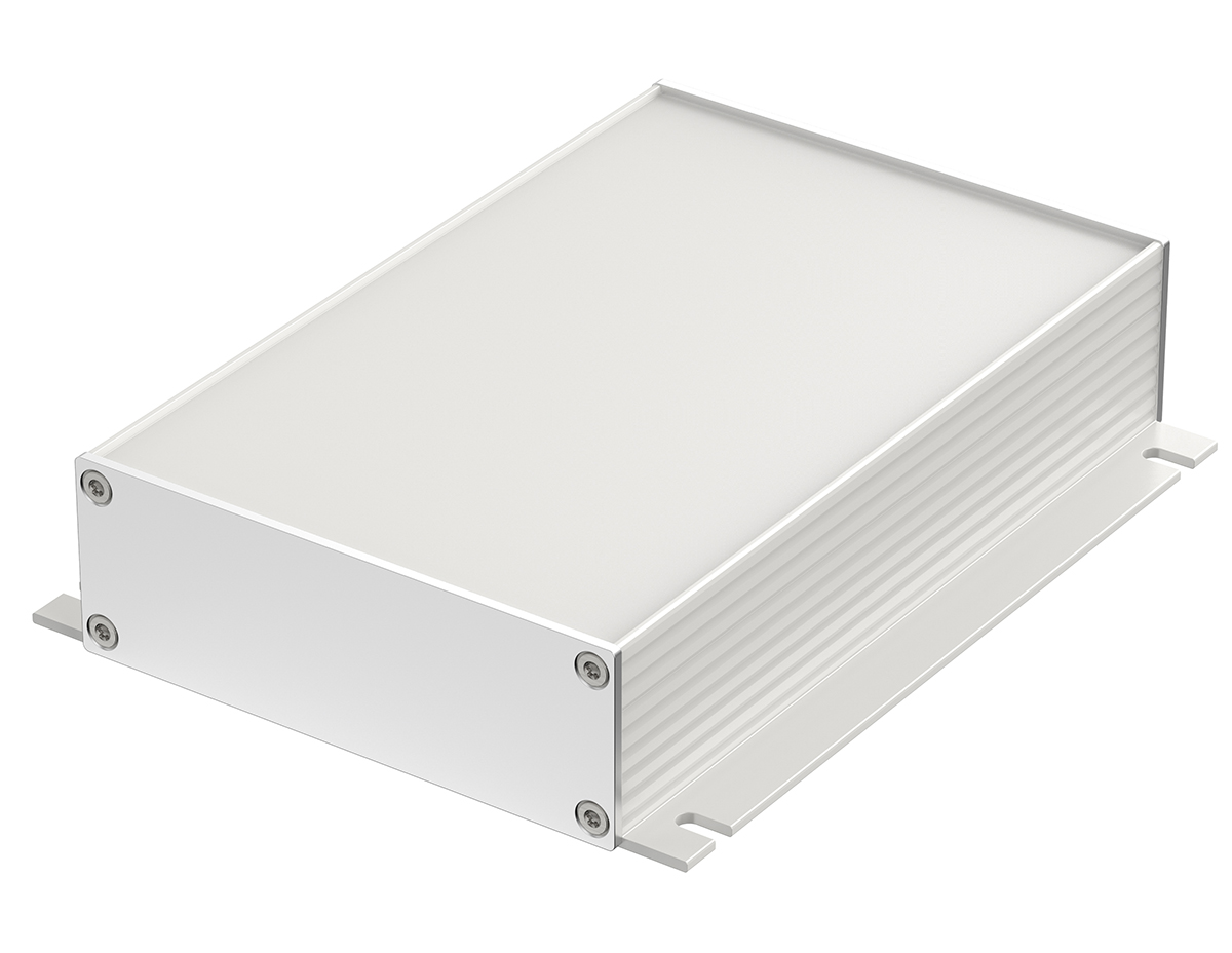 Bopla Filotec (Set) Series Aluminum (Anodized) Aluminium Enclosure, IP40, Flanged, Aluminum (anodized) Lid, 160 x 105 x