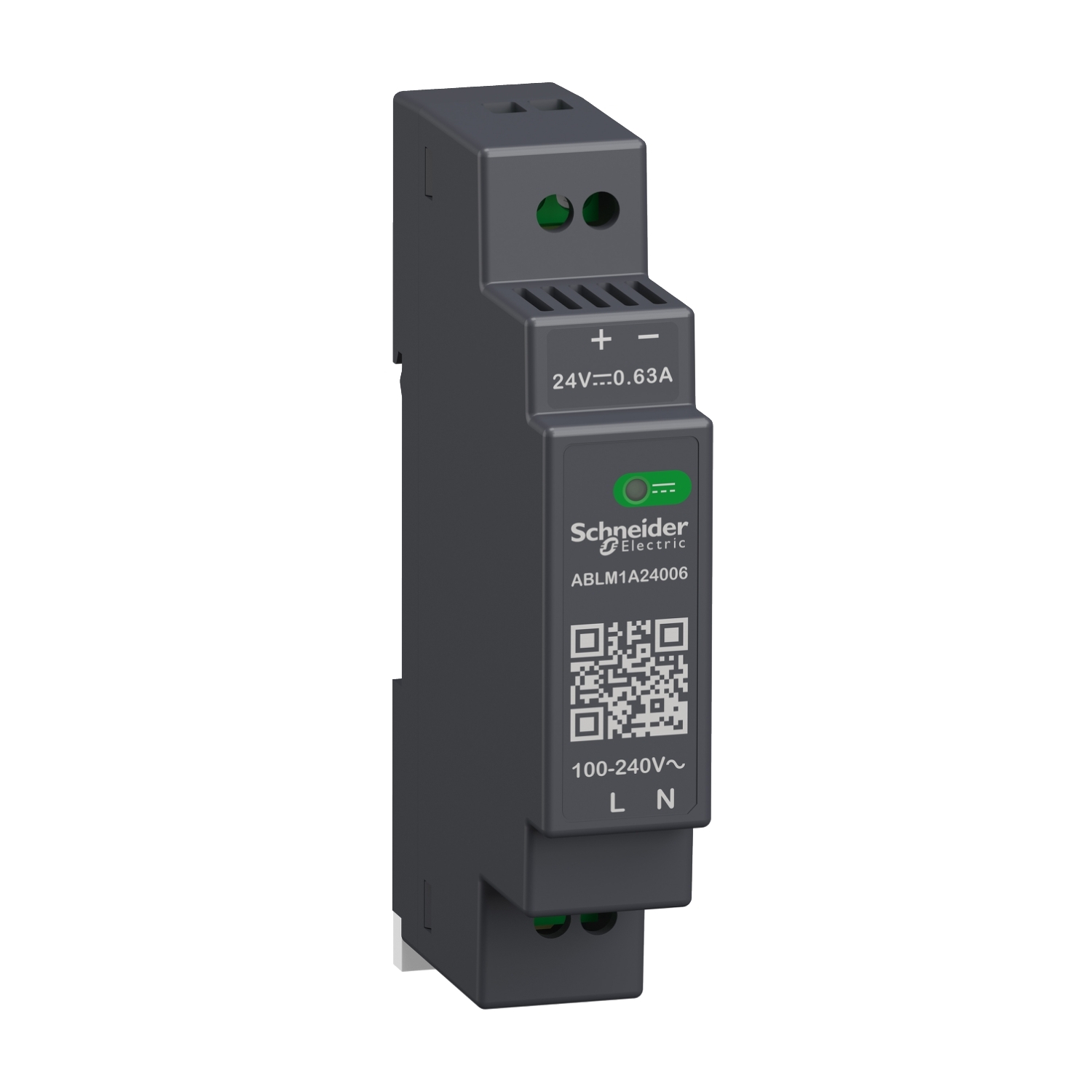 Schneider Electric Modicon Switched Mode DIN Rail Power Supply, 240V ac ac Input, 24V dc dc Output, 625mA Output, 15W