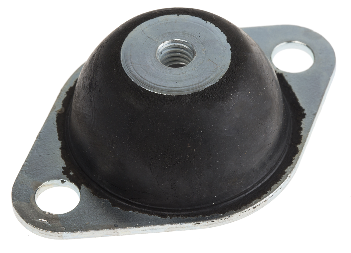RS PRO M6 Anti Vibration Mount with 3.5kg Compression Load