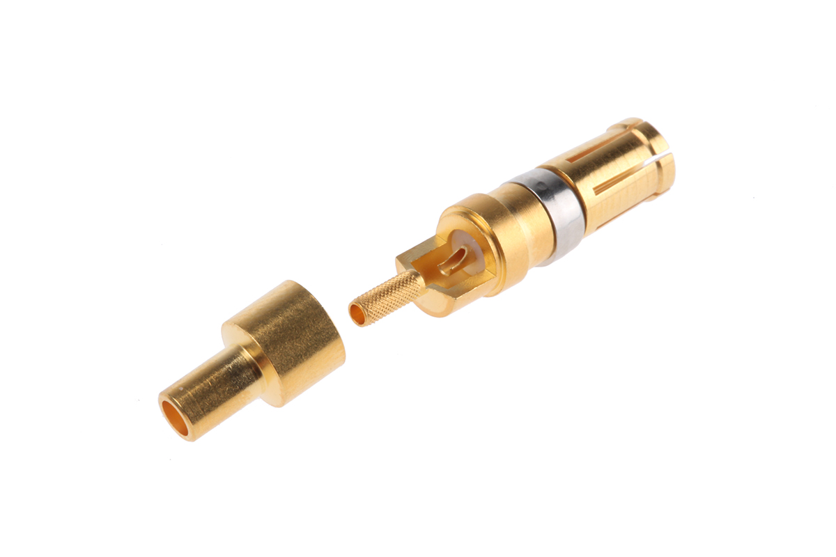 RS PRO Female Solder D-Sub Connector Coaxial Contact, Gold over Nickel Coaxial