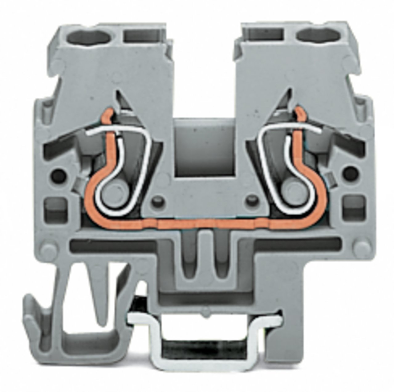 WAGO 870-911 870 Series Grey, 2.5mm², 1-Level, Cage Clamp Termination